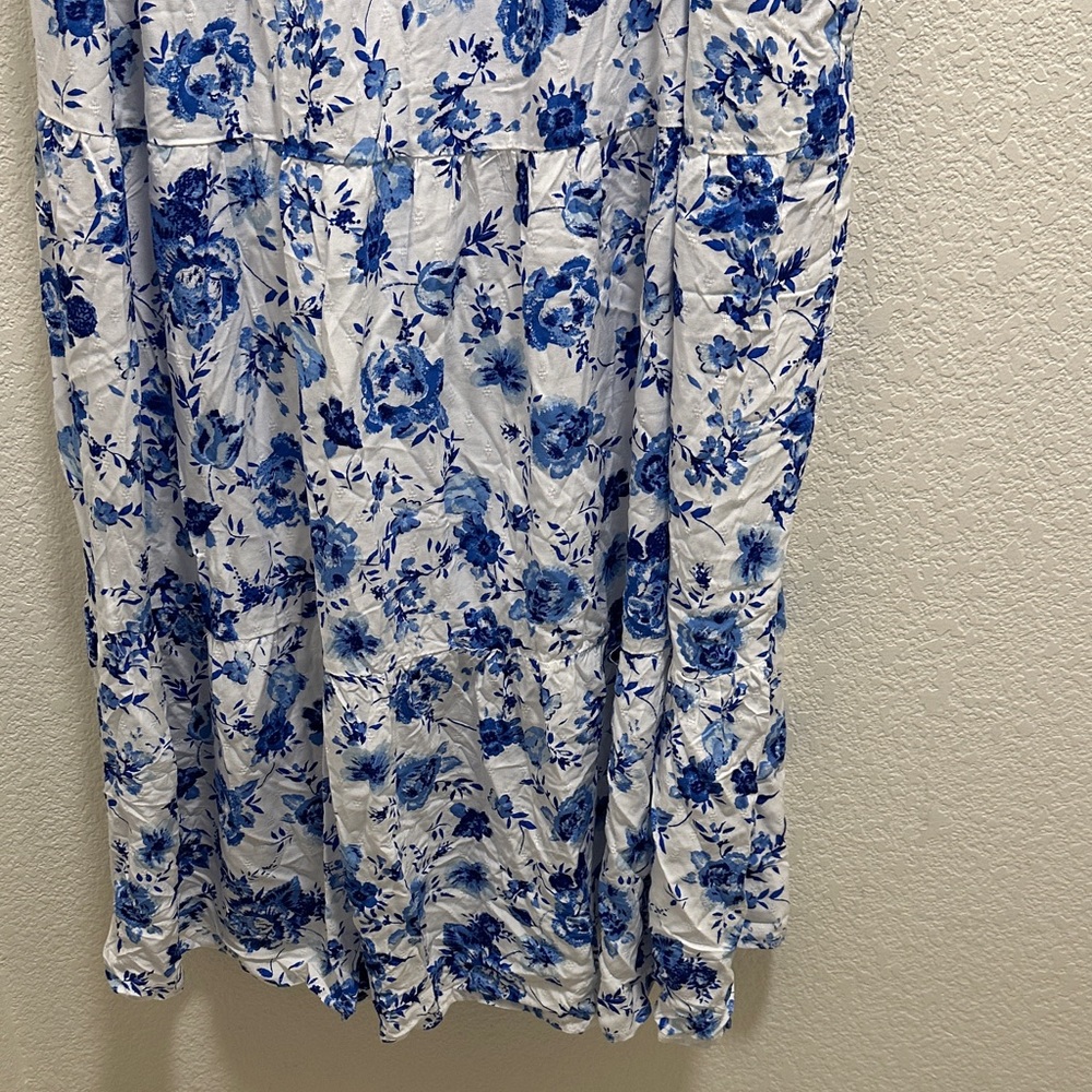 Baltic Born White and Blue Floral Dress - Picture 7 of 12